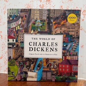 The World of Charles Dickens A Jigsaw Puzzle with 70 Characters to Find - 1000